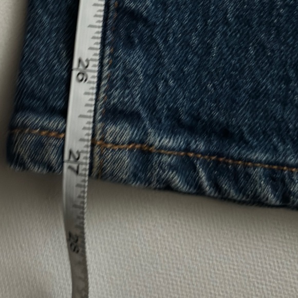 Madewell The Perfect Vintage Straight Crop Jean in Edendale Wash 27 - Picture 10 of 10